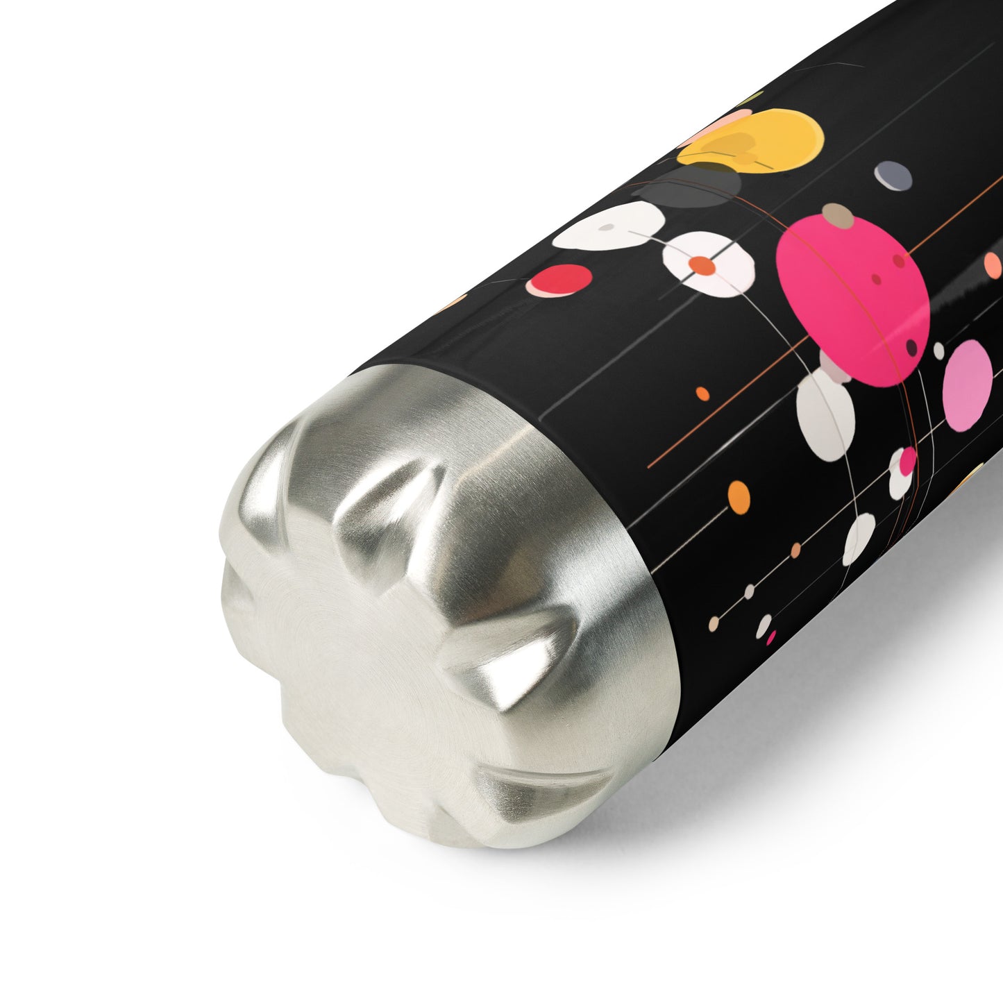 Bouteille isotherme "ART ABSTRAIT" - 500ml - Noir ou Blanc