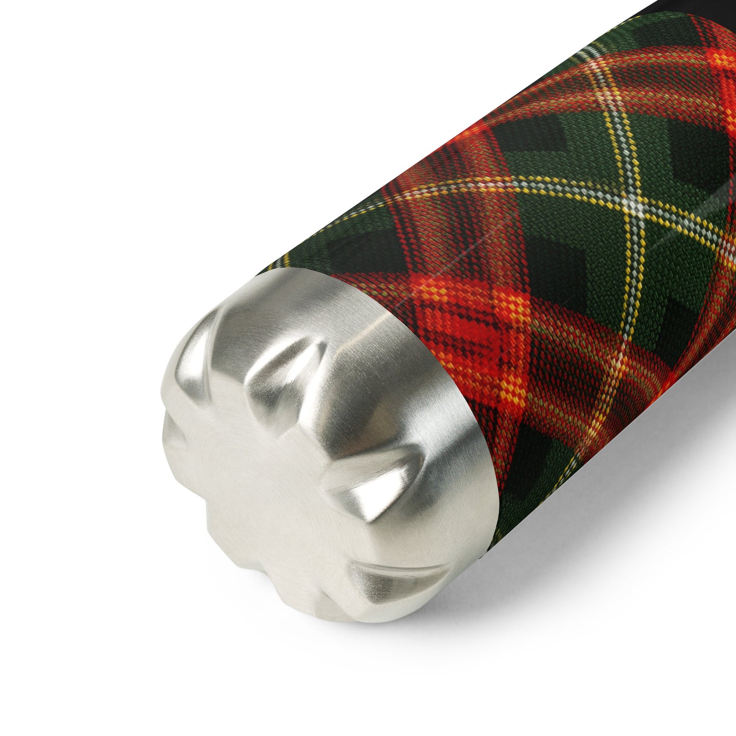 Bouteille isotherme "RED TARTAN" - 500ml - Noir