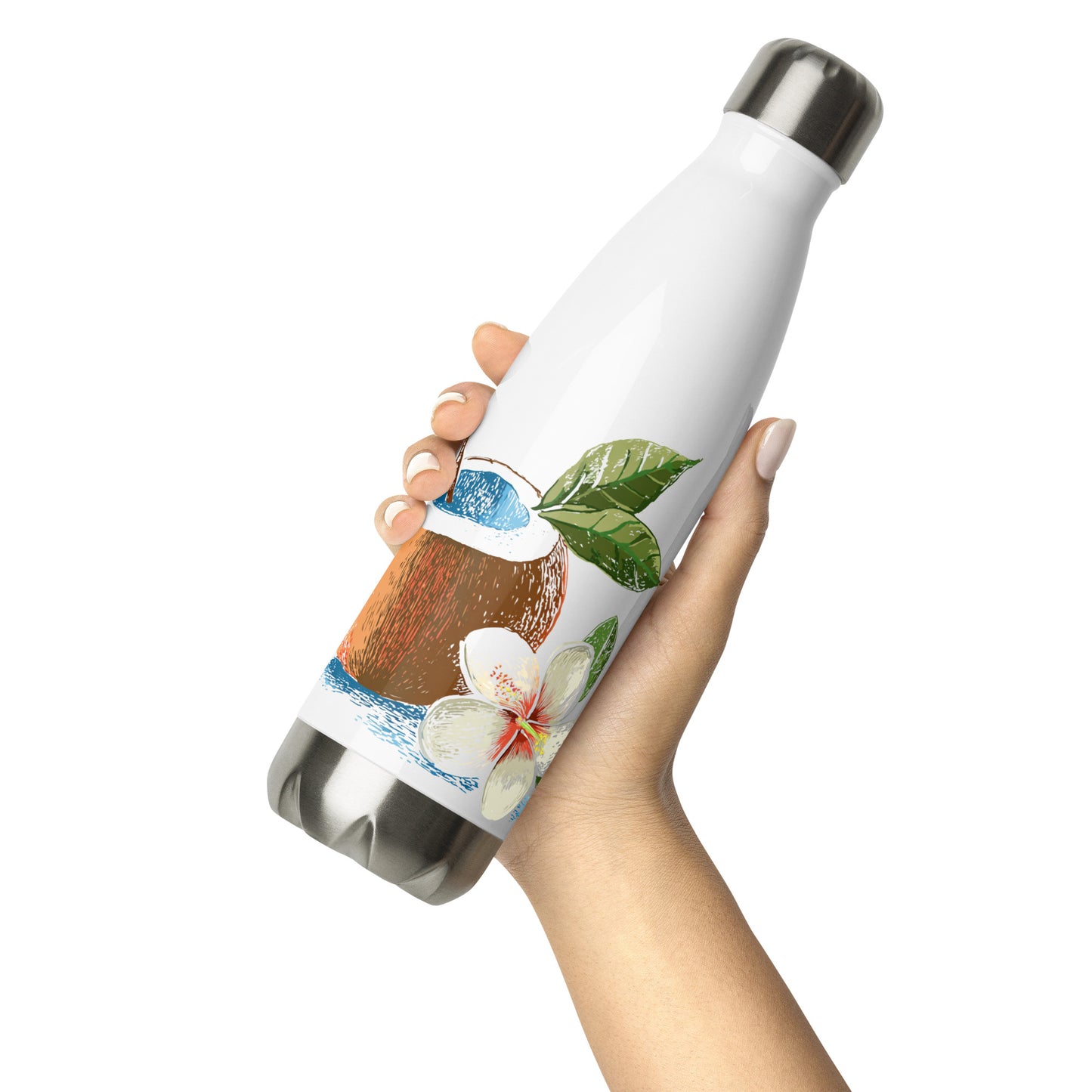 Bouteille isotherme "COCONUT" - 500ml - Blanc