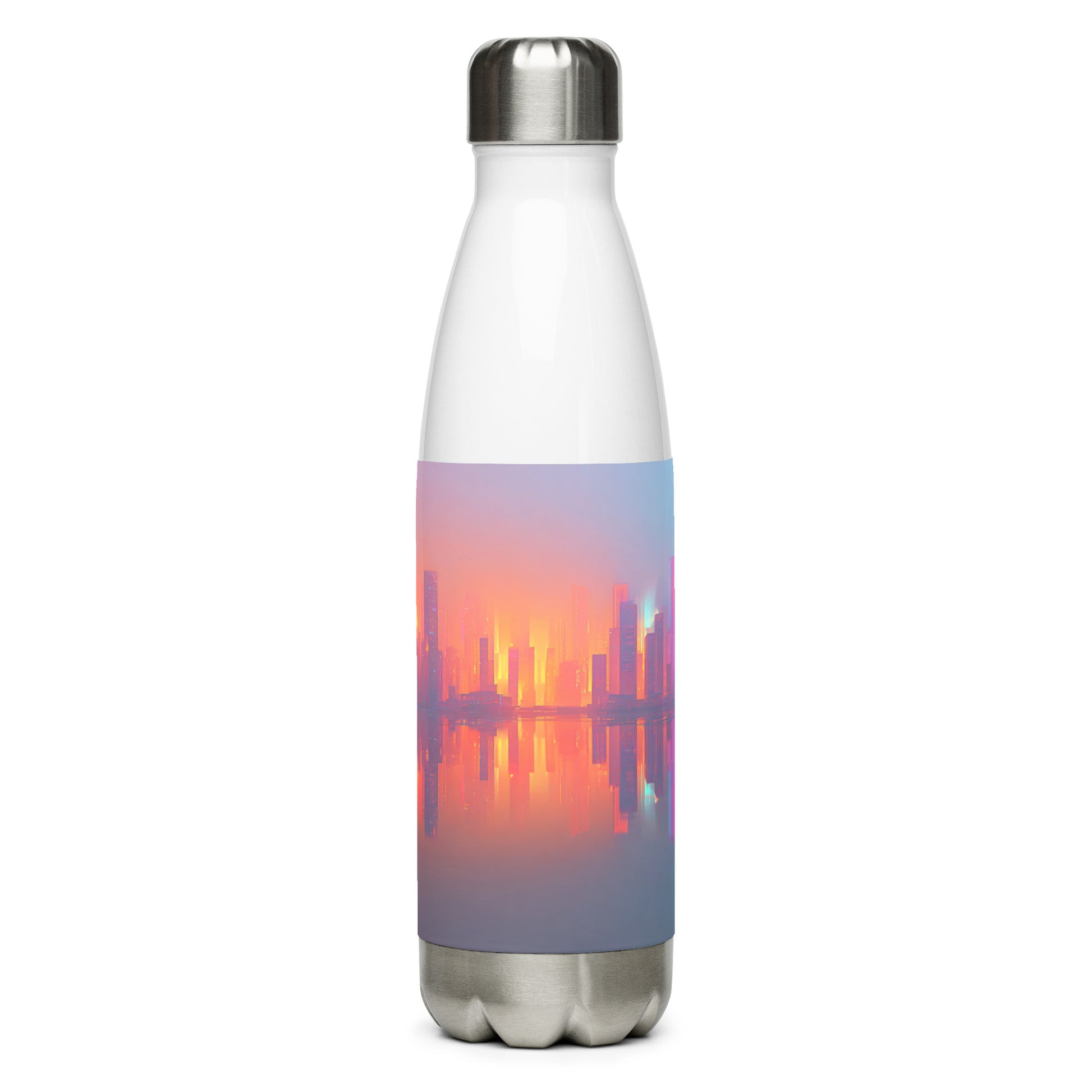 Bouteille isotherme "COLOUR CITY" - 500ml - Noir ou Blanc - French Bazar - 5866591_16030