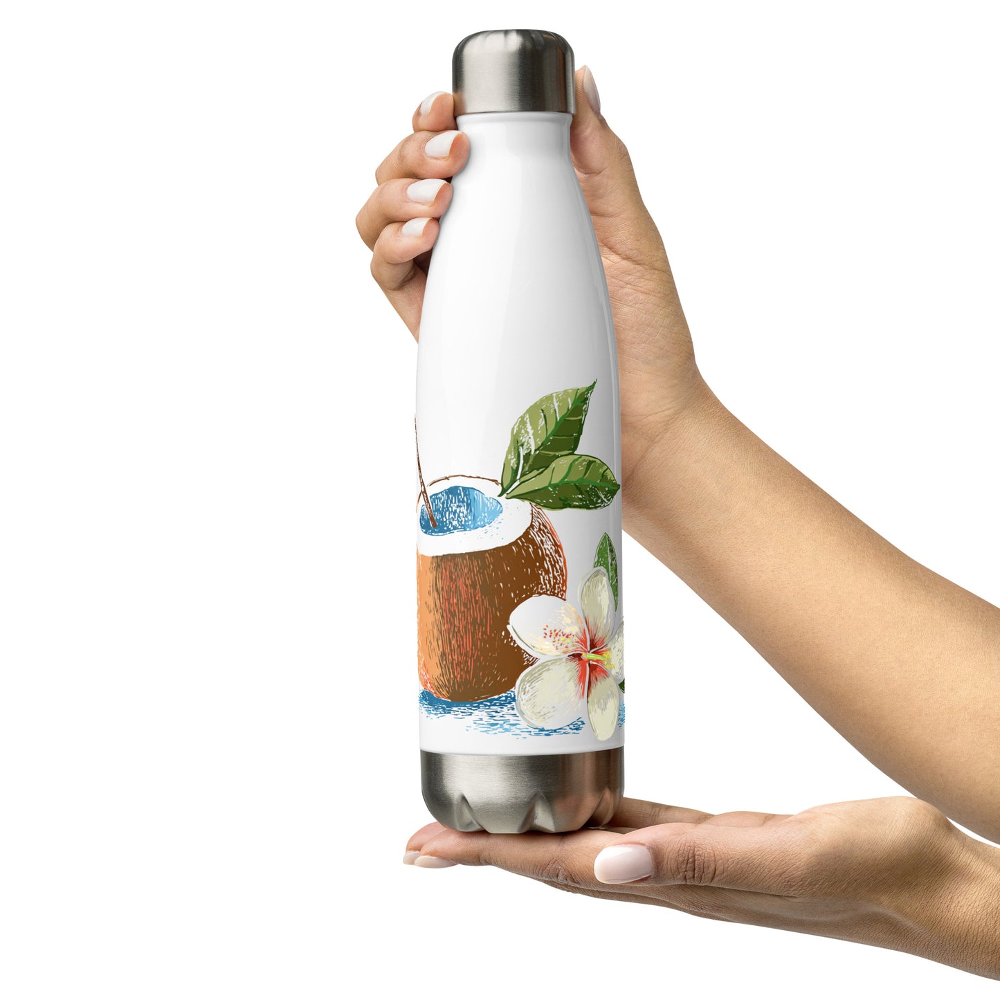 Bouteille isotherme "COCONUT" - 500ml - Blanc