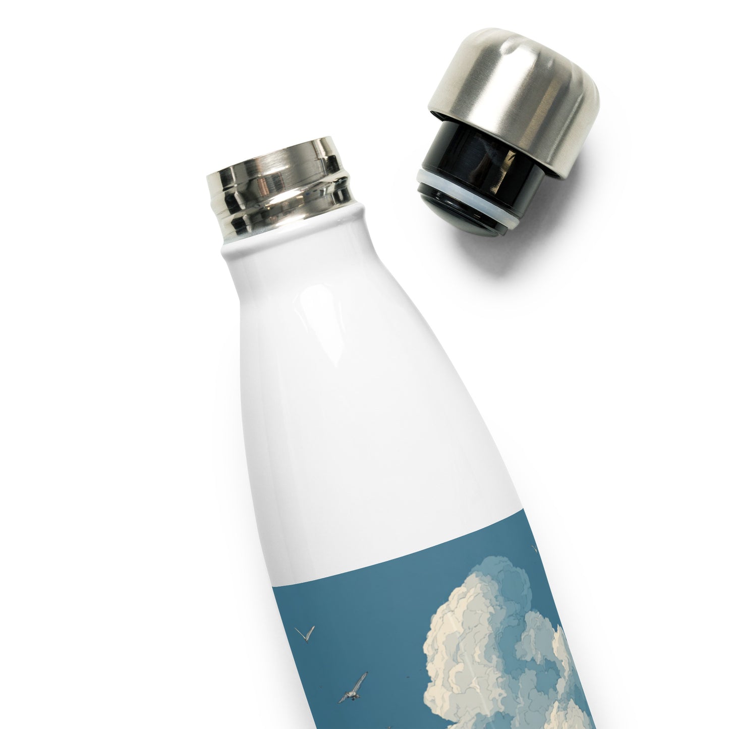 Bouteille isotherme "LE PHARE" - 500ml - Blanc