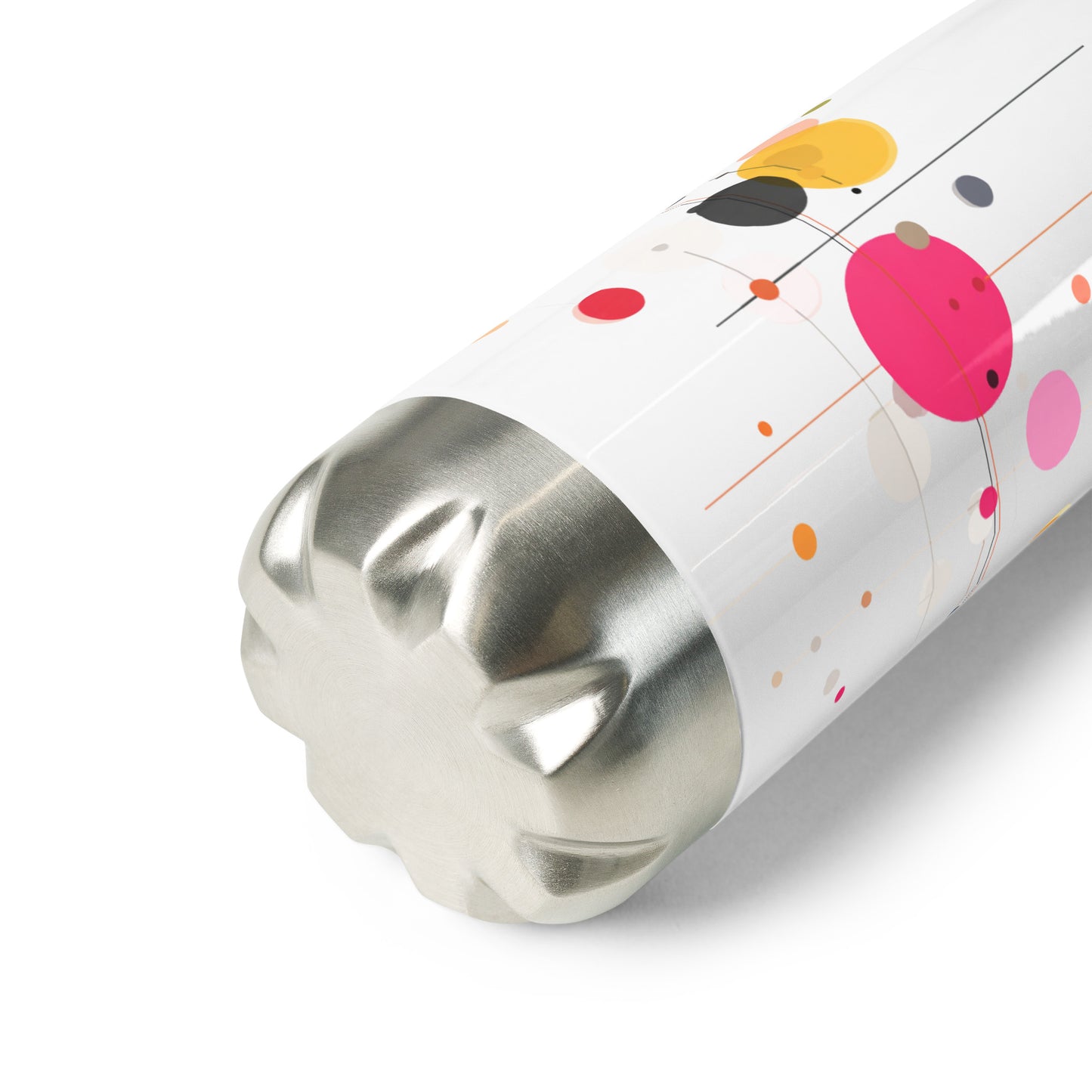 Bouteille isotherme "ART ABSTRAIT" - 500ml - Noir ou Blanc