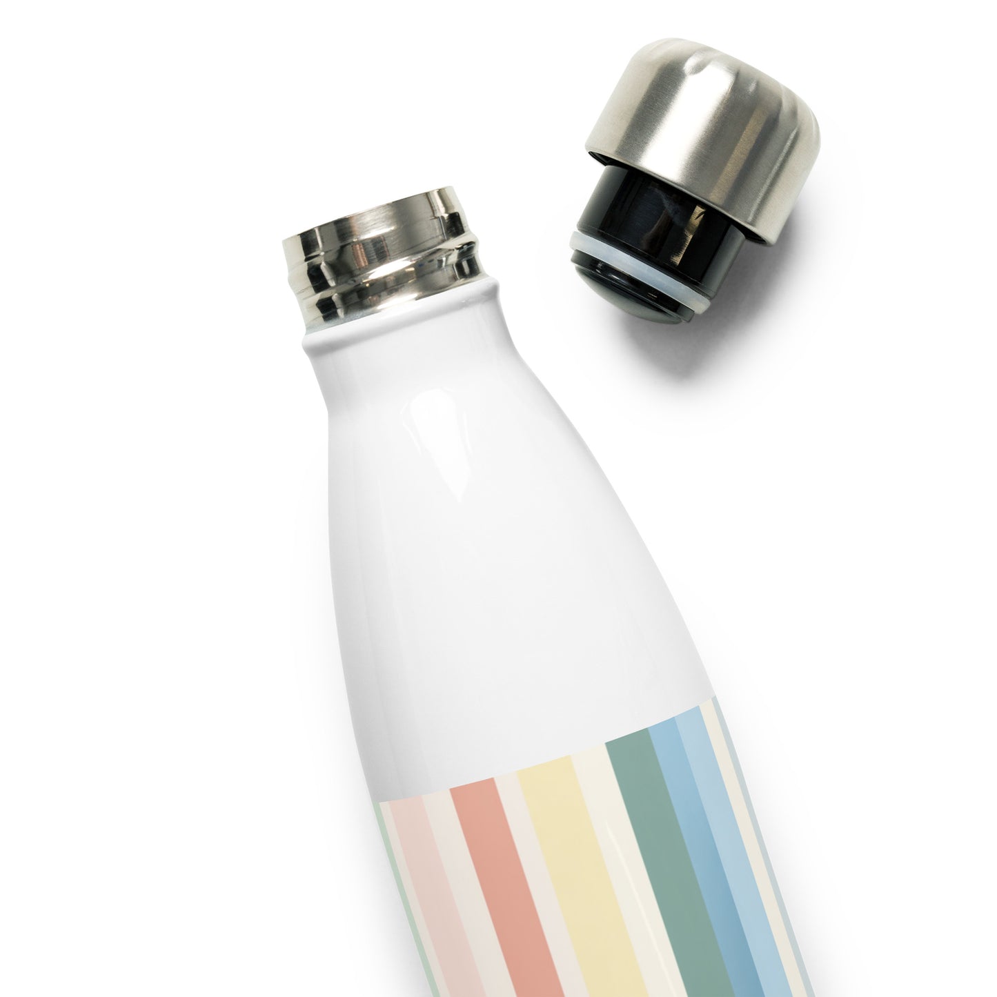 Bouteille isotherme "PASTELS" - 500ml - Blanc - French Bazar - 5845729_10798