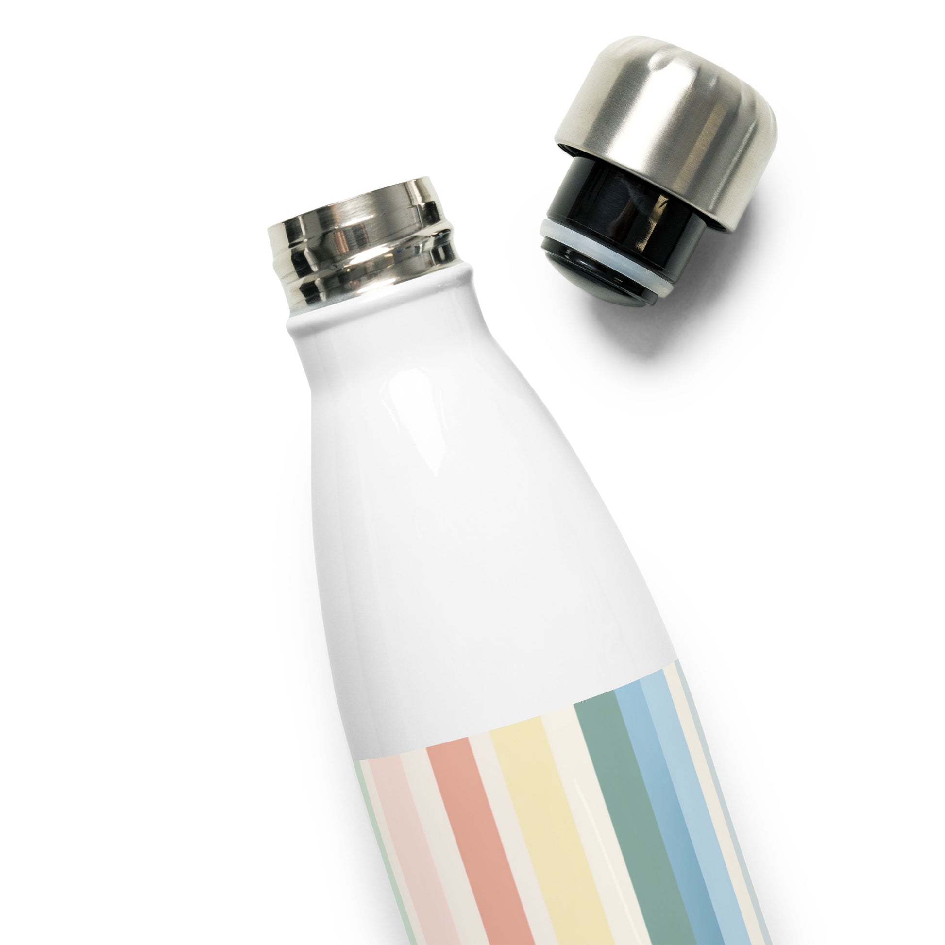 Bouteille isotherme "PASTELS" - 500ml - Blanc - French Bazar - 5845729_10798