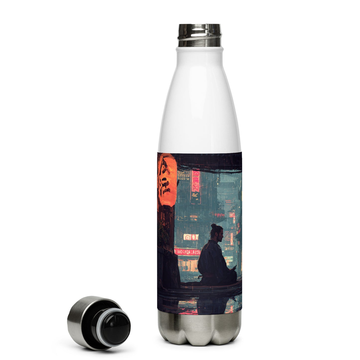 Bouteille isotherme "TOKYO NIGHT" - 500ml - Noir ou Blanc
