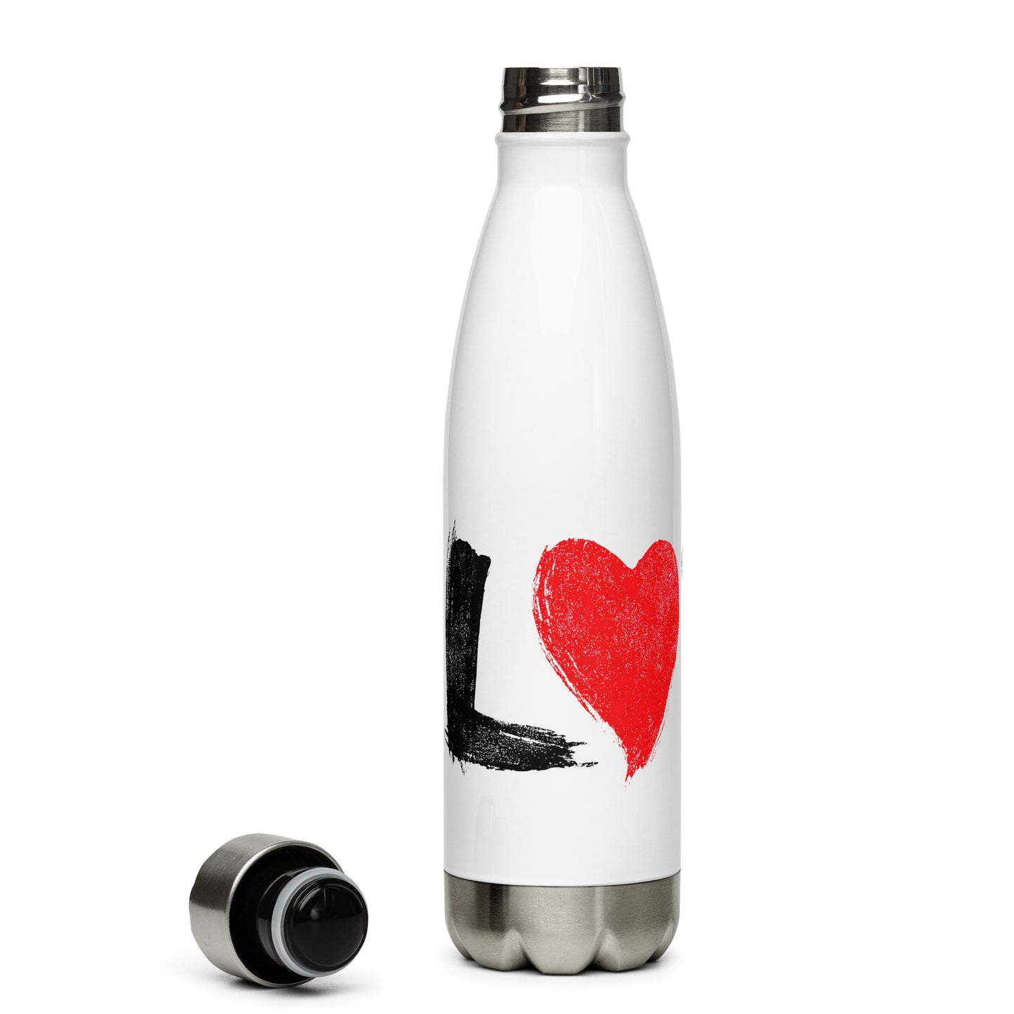 Bouteille isotherme "LOVE" - 500ml - Blanc