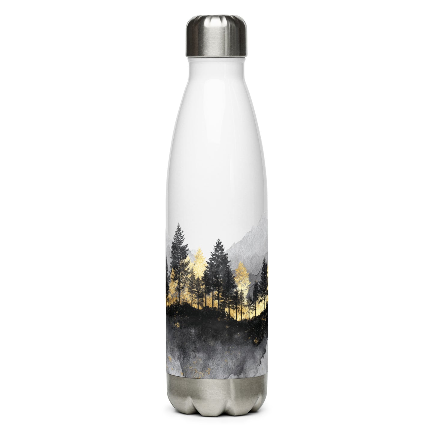 Bouteille isotherme "GOLDEN FOREST" - 500ml - Blanc