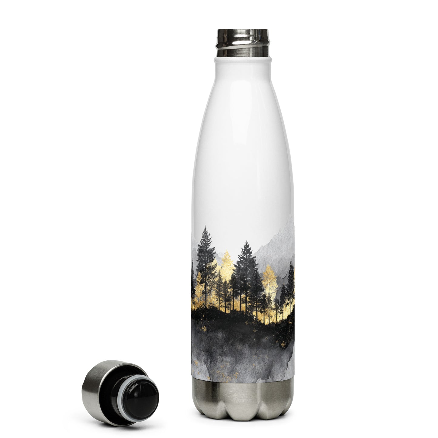 Bouteille isotherme "GOLDEN FOREST" - 500ml - Blanc