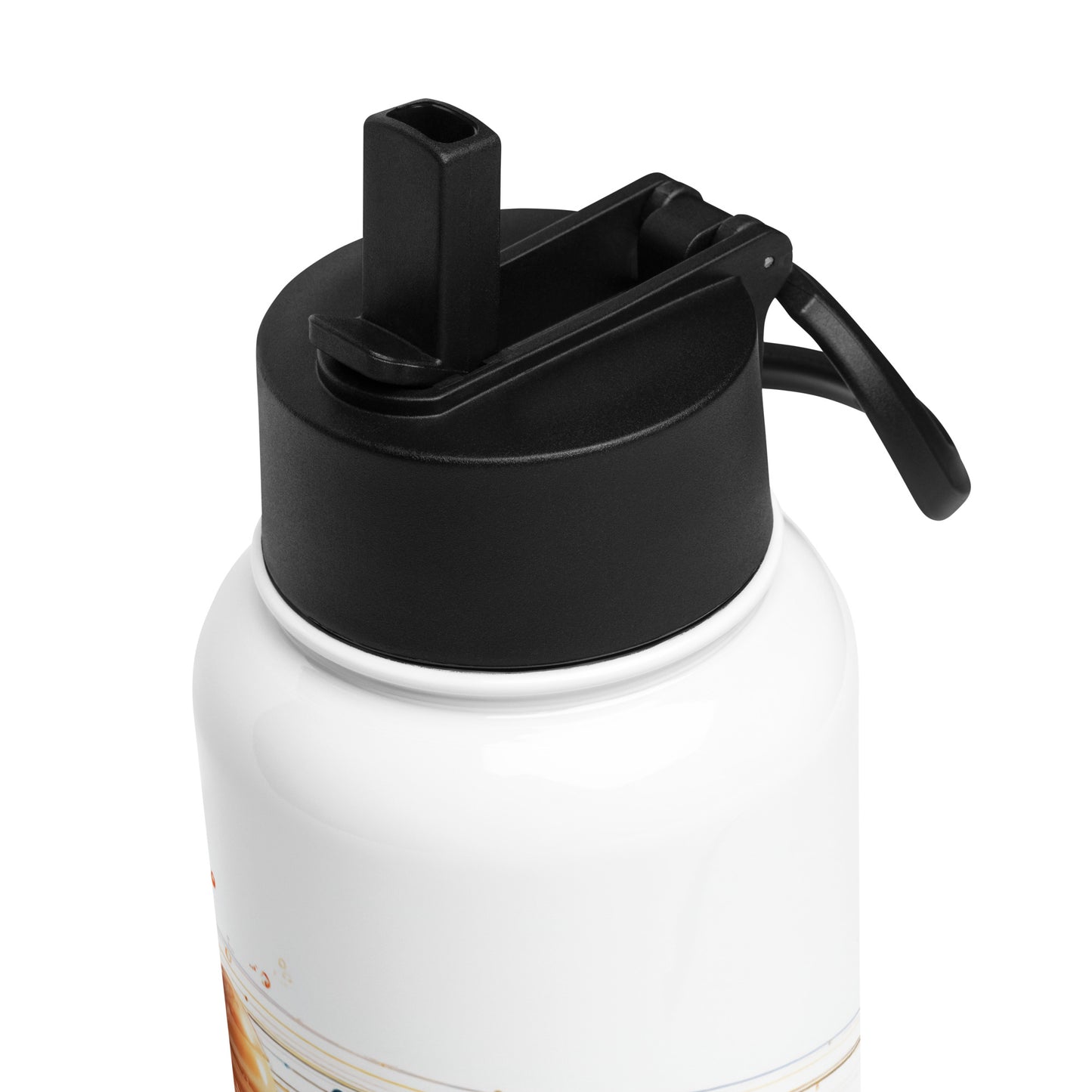 Bouteille isotherme XL avec paille "SYSTÈME SOLAIRE" - 950ml