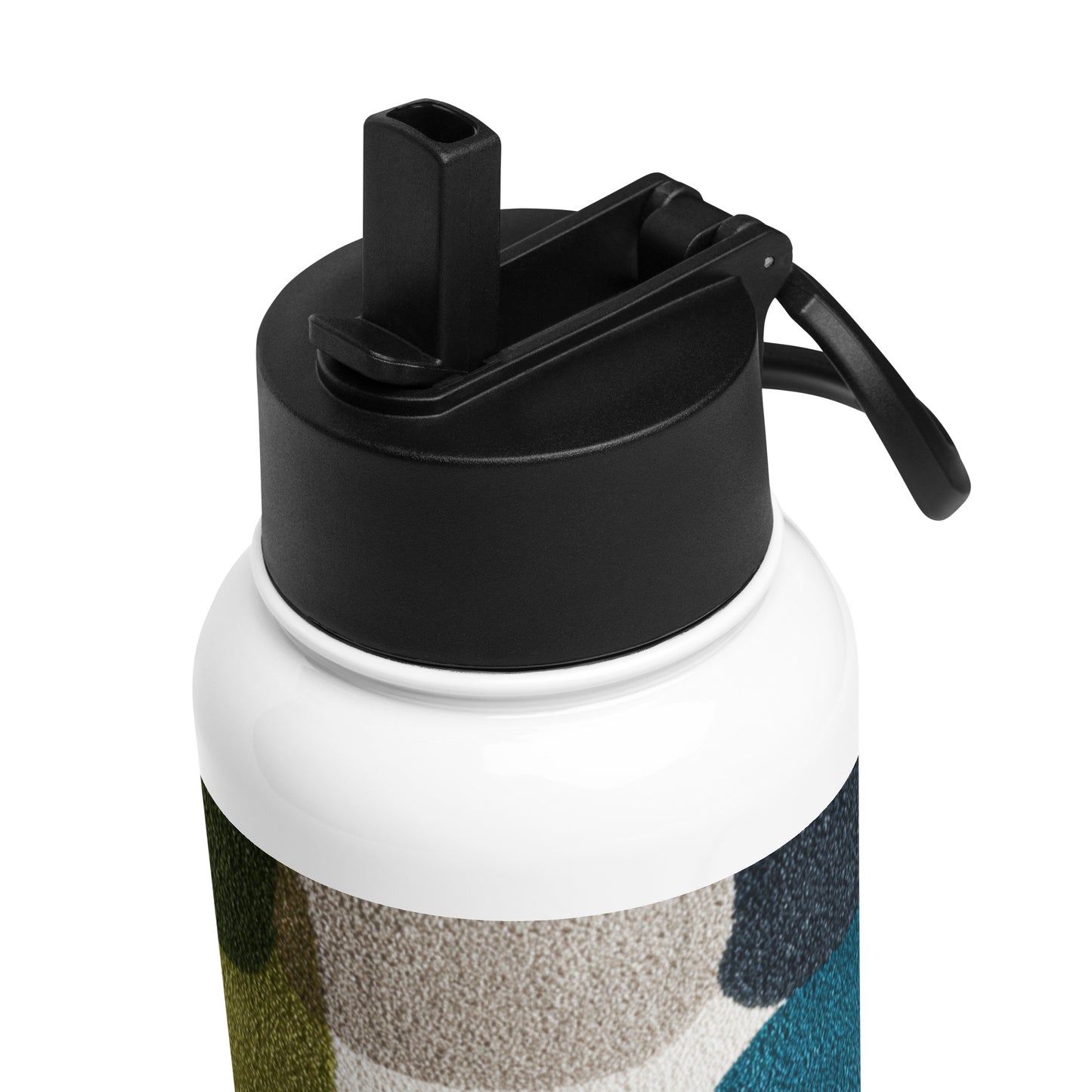 Bouteille isotherme XL avec paille "RETRO" - 950ml