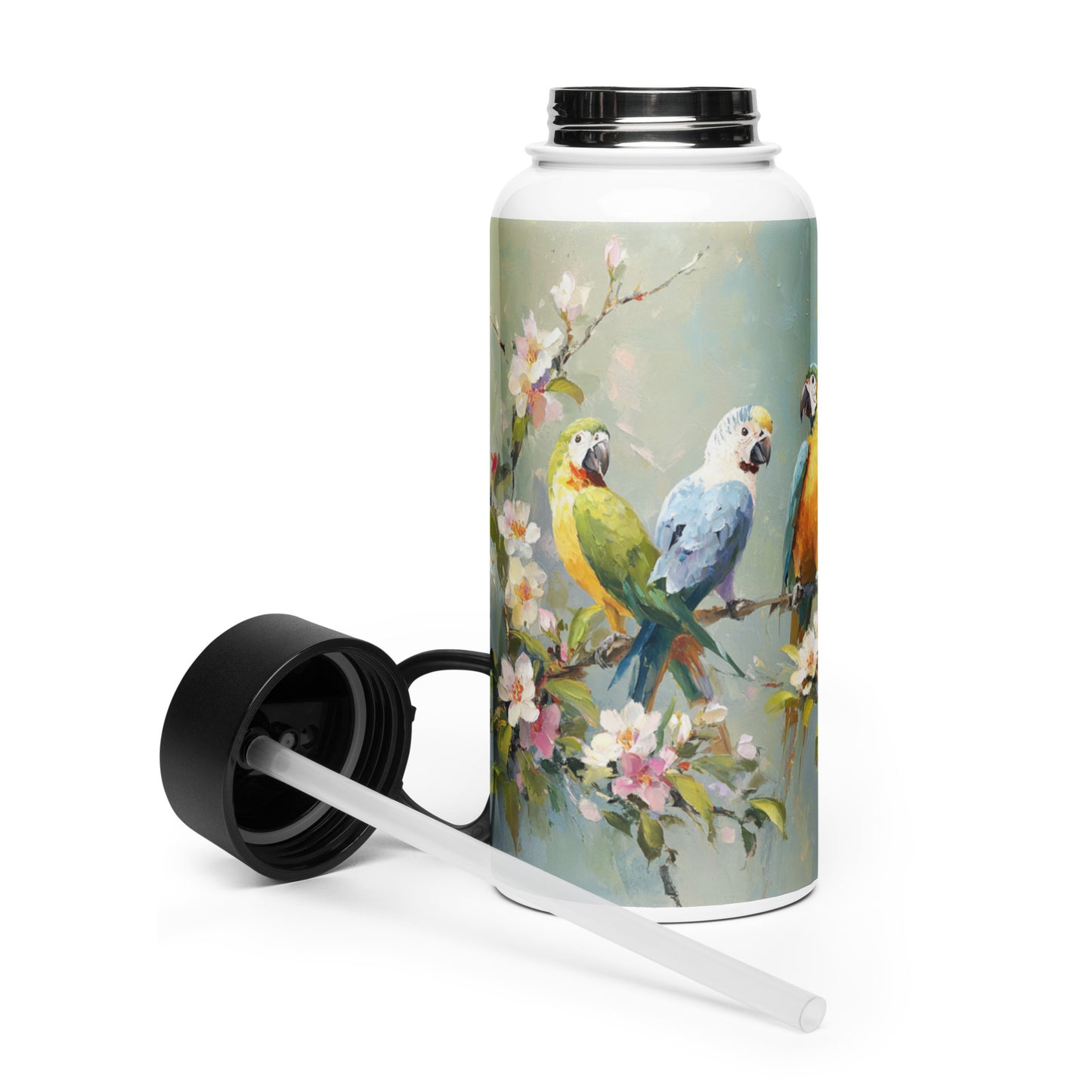 Bouteille isotherme XL avec paille "ARAS" - 950ml