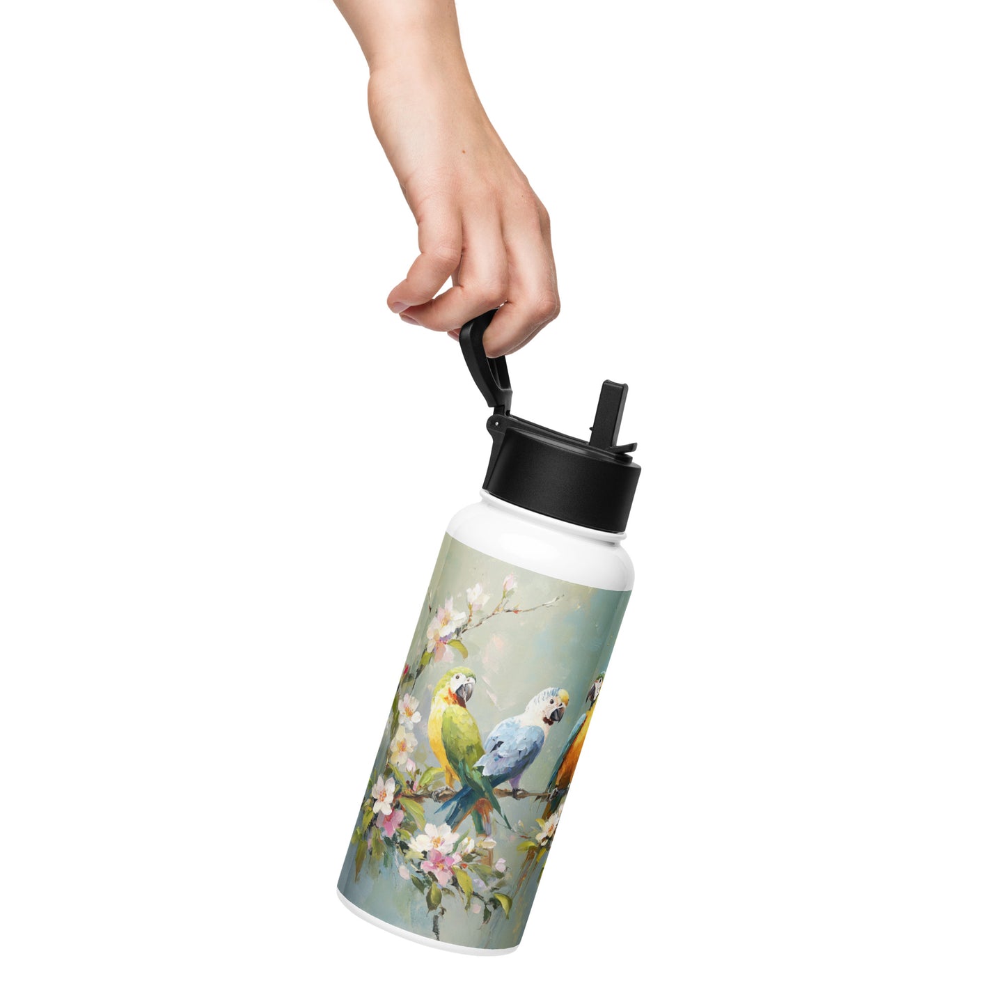 Bouteille isotherme XL avec paille "ARAS" - 950ml