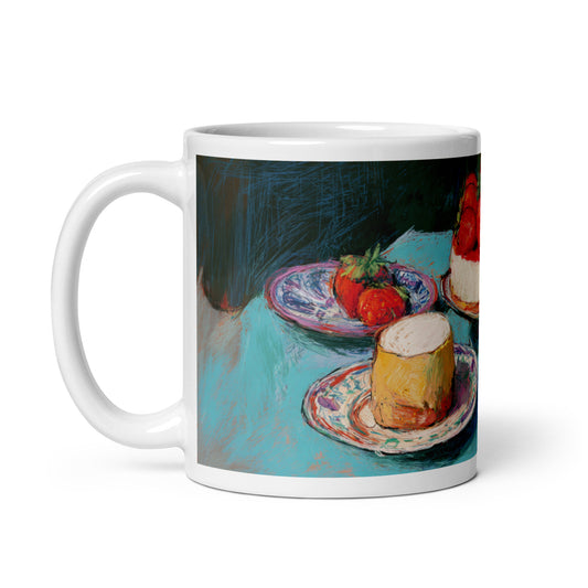 Mug Décoré "GOURMANDISES" - Blanc - French Bazar - 7867709_1320